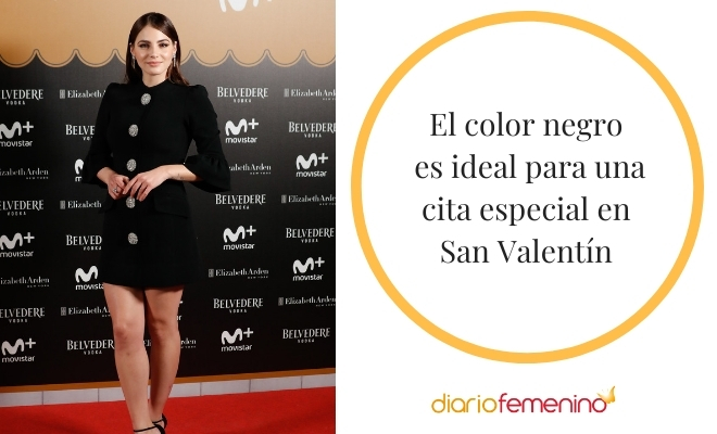Apuesta por el color negro para San Valentín