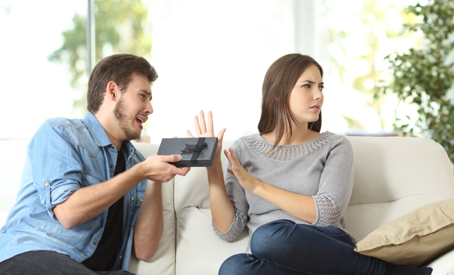 Los peores regalos del 14 de febrero para una mujer