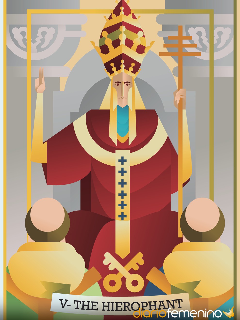 Papa Sumo Sacerdote: su poderoso en las del tarot