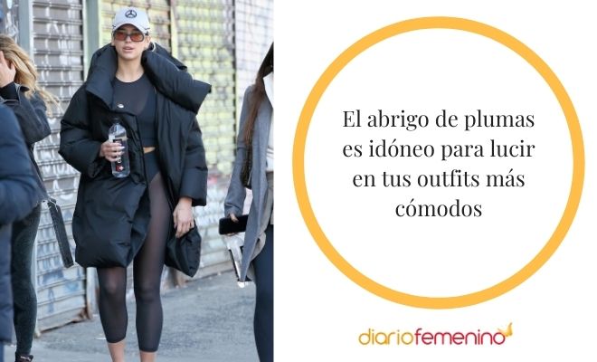 Outfits para combinar un abrigo de plumas