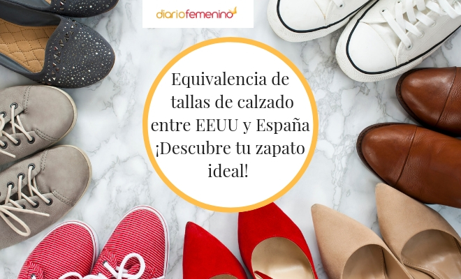 Correa bostezando ocio Equivalencia de tallas de calzado entre Estados Unidos y España