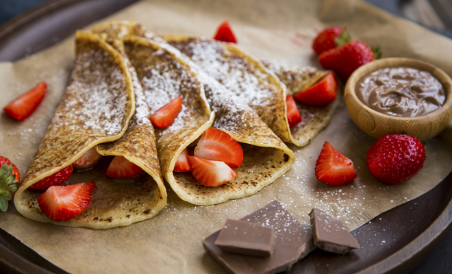 Receta de crepes para el Día del Padre