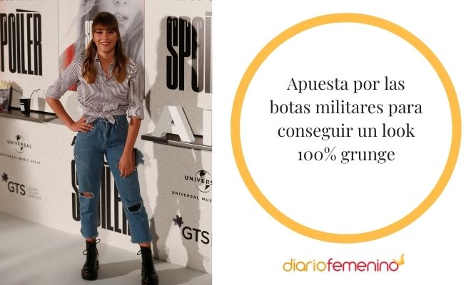 Las botas militares, esenciales para seguir un estilo grunge