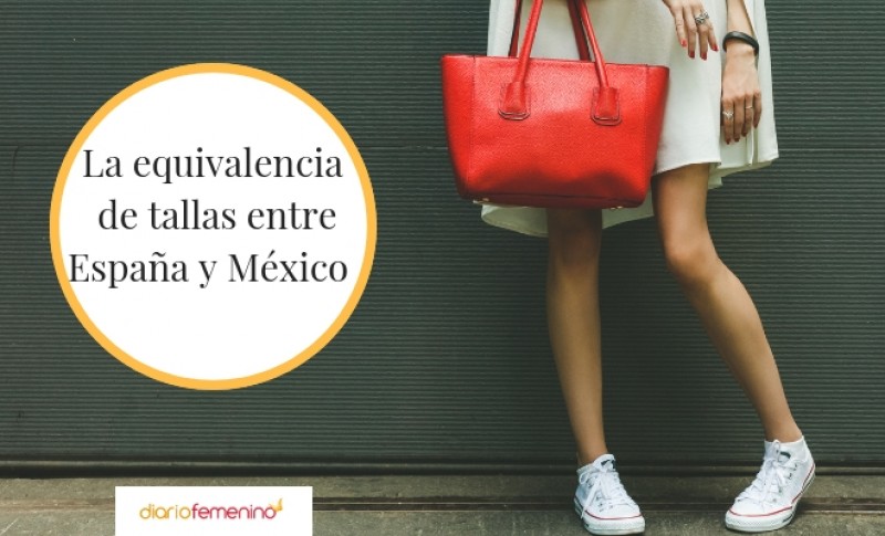 Equivalencia de tallas de ropa y calzado entre España y México