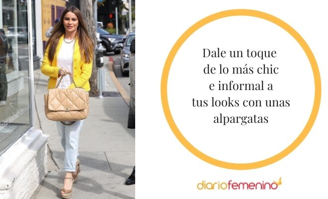 ¿Cómo combinar unas sandalias tipo alpargatas?