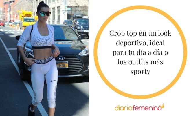 Ideas para lucir un crop top de estilo deportivo