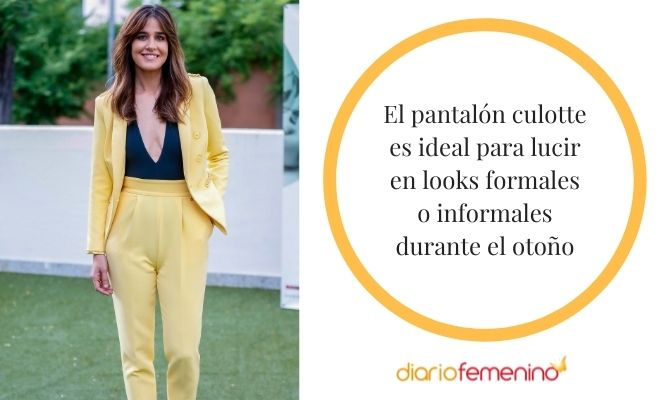 Cómo llevar el pantalón culotte en otoño