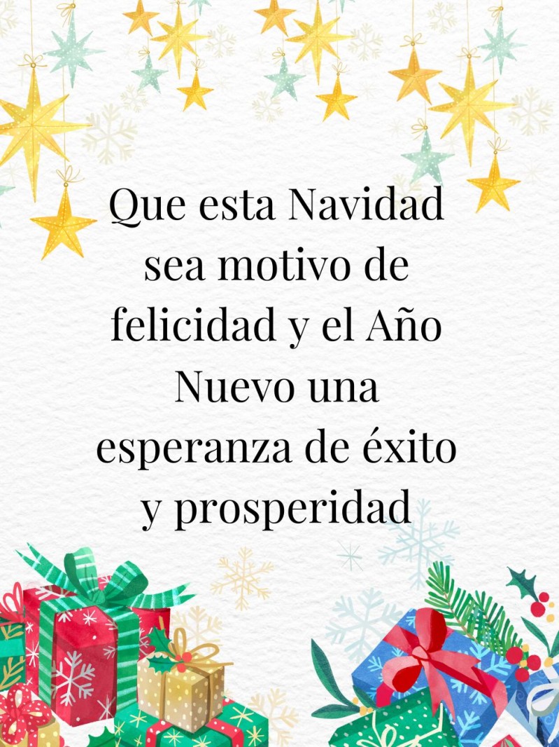 Postal de Navidad para felicitar el Año Nuevo 2020 a tu familia