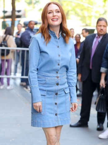 13 looks ideales para lucir un vestido vaquero en cualquier época del año