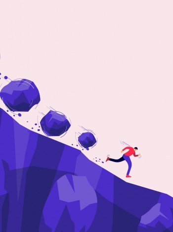 Soñar con rocas que vienen hacia ti y te aplastan: un aviso importante