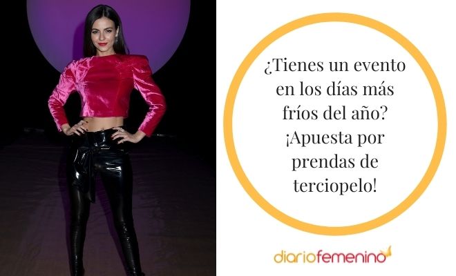 ¿Te animas a lucir el terciopelo en invierno?