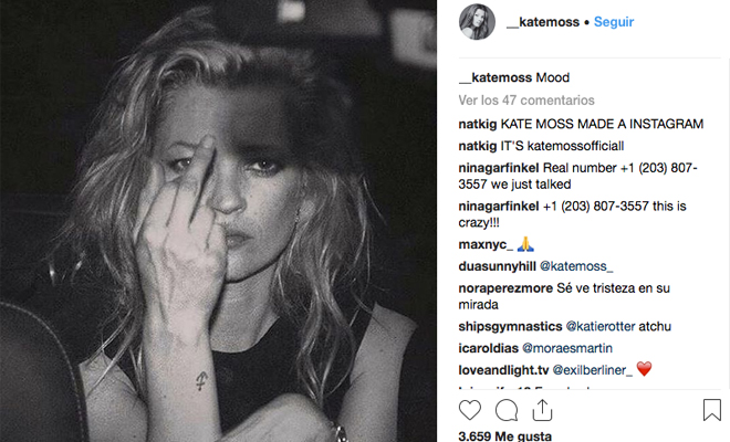 Echa un ojo al tattoo de Kate Moss de ancla