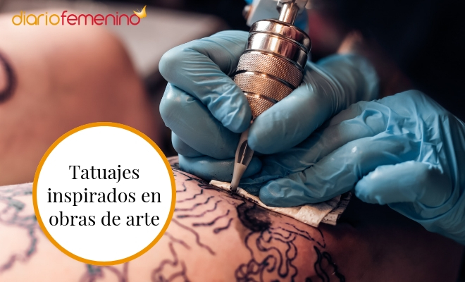 Bonitos tatuajes inspirados en obras de arte