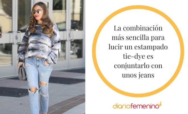 Cómo conjuntar el estampado tie-dye siempre que quieras