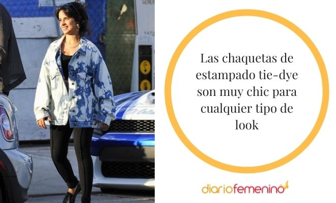 ¿Cómo combinar el estampado tie-dye en tus chaquetas?
