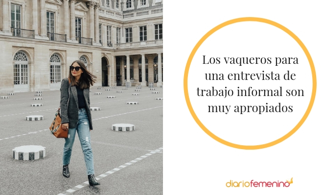 Los vaqueros son apropiados para una entrevista de trabajo