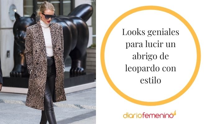 Tips para combinar un abrigo de leopardo: presume de look animal print