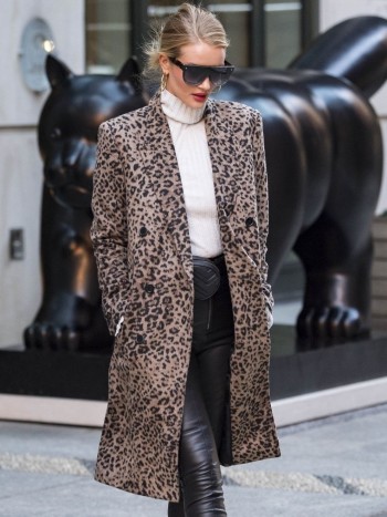Tips para combinar un abrigo de leopardo: presume de look animal print