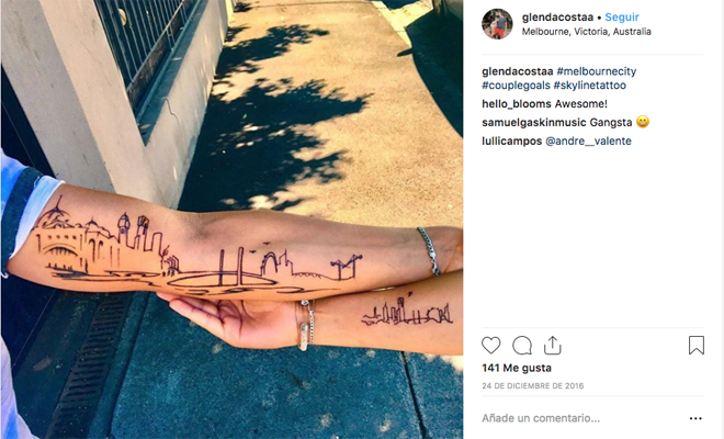 Tatuaje inspirado en Melbourne