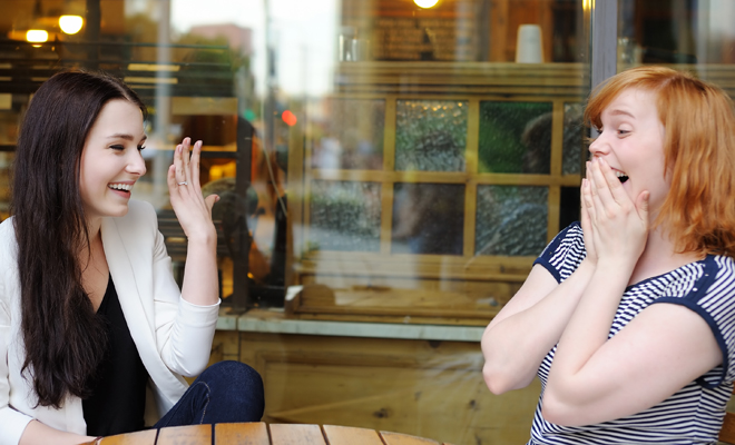 Ideas para decir que me caso a mis amigas