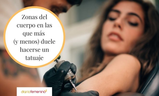 Cuáles son las zonas del cuerpo en las que más y menos duele hacerse un tatuaje