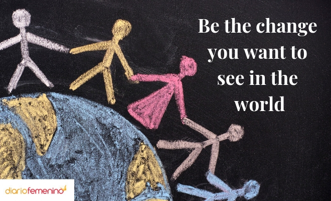 Frase en inglés sobre cambiar el mundo