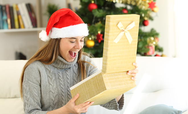 Ejemplo de carta de Navidad para acompañar un regalo