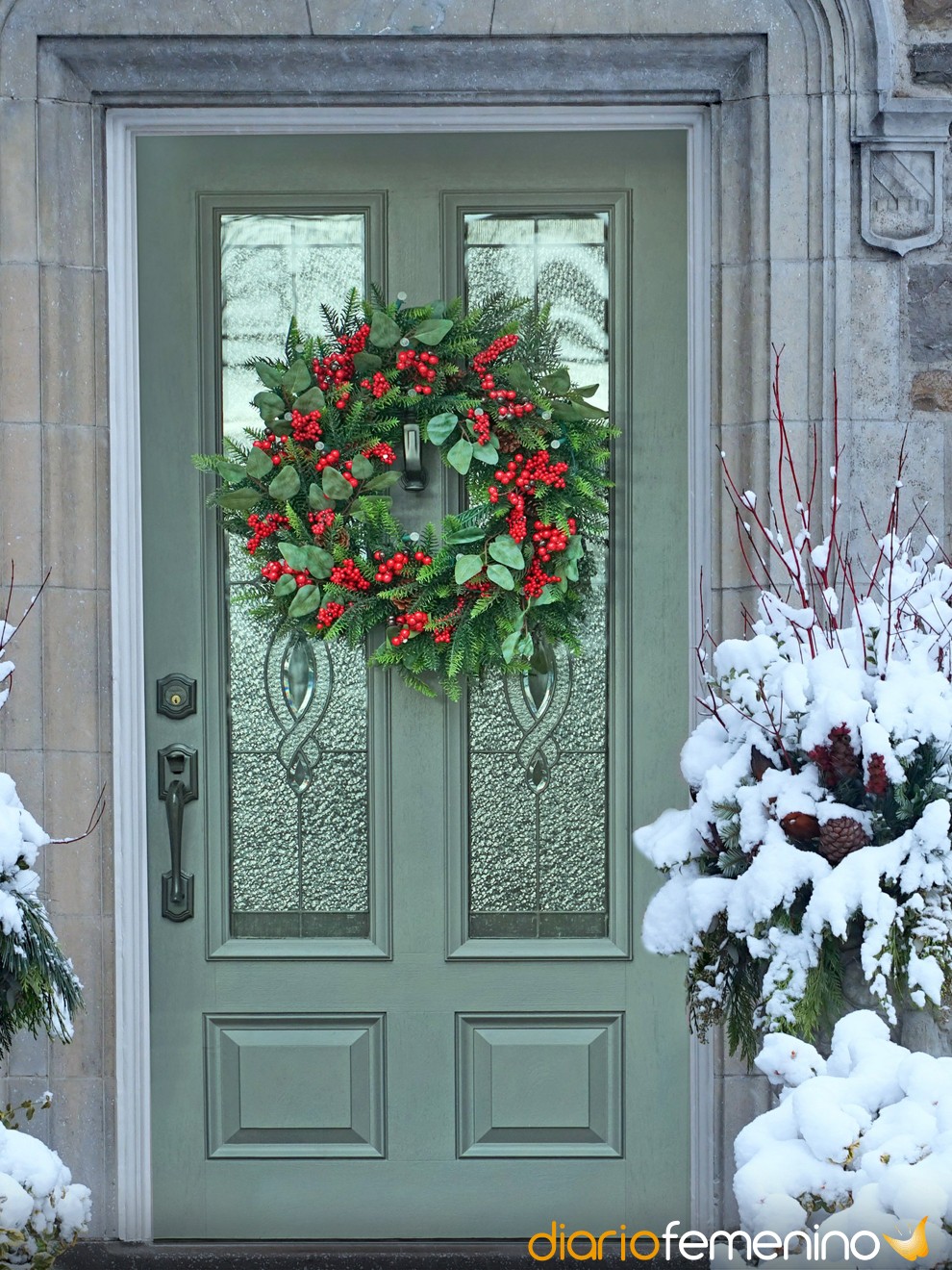 Puertas decoradas de Navidad: adornos DIY originales y bellos para 2022