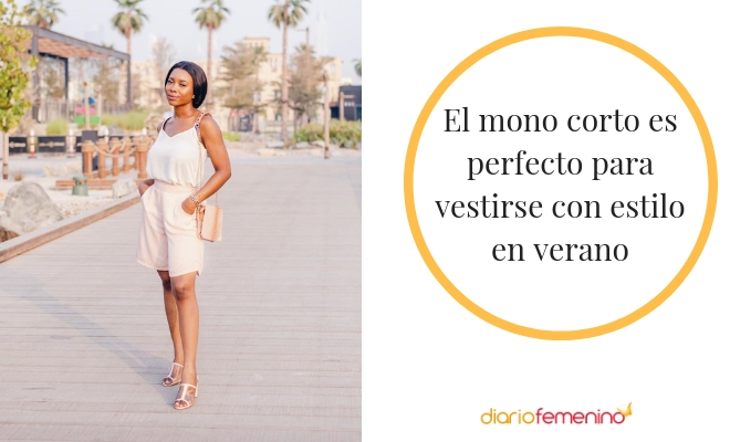 Apuesta por el mono corto para ir elegante en verano