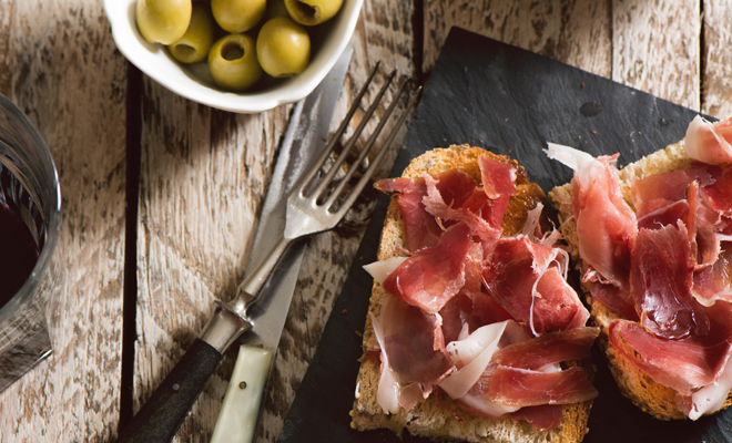 Conservar un jamón serrano ya empezado