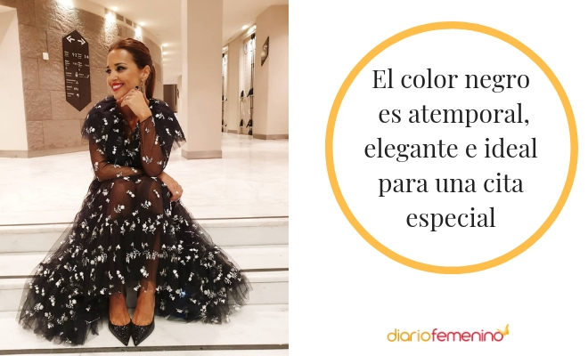 Apuesta por el color negro para San Valentín