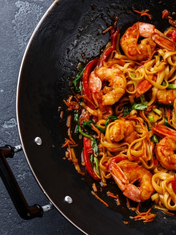 4 recetas deliciosas, sabrosas y rápidas al wok con marisco