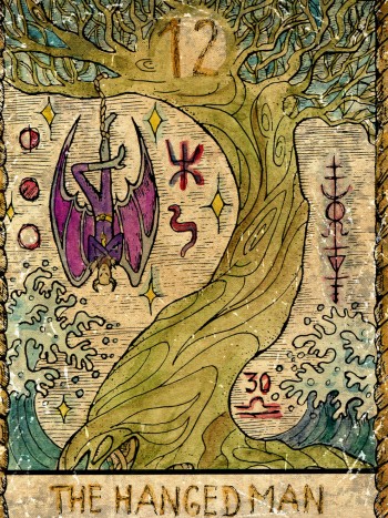 Cómo leer la carta del Colgado del tarot