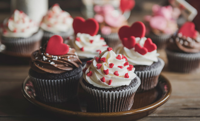 Receta de Cupcakes para San Valentín