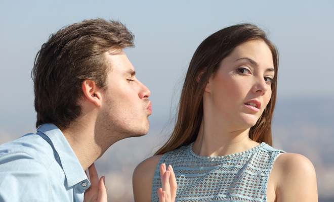 Características del miedo a los besos