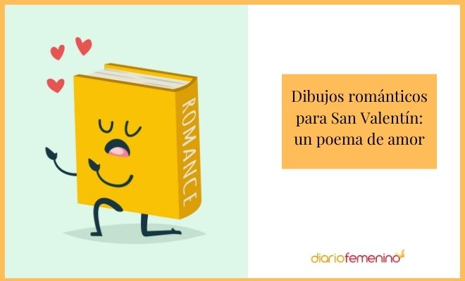 Poema de amor en un dibujo para San Valentín