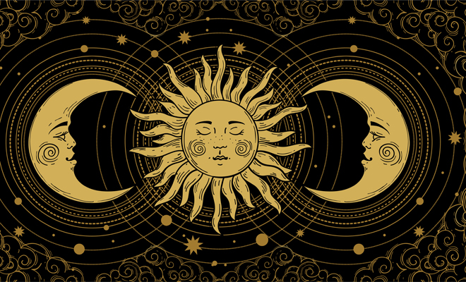Tatuaje de sol y luna: conoce su significado especial y único