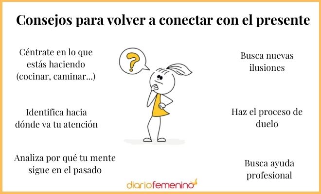 Cómo volver a conectarse con el presente cuando vives en el pasado