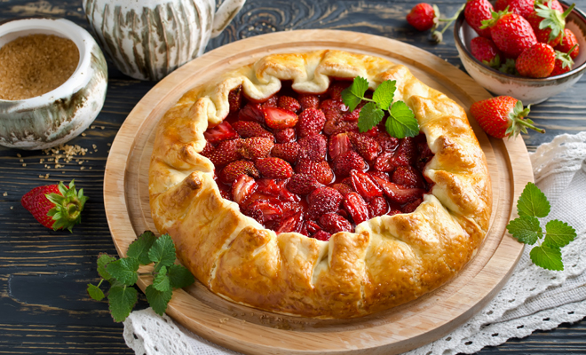 Strawberry Galette Recipe for Father's Day