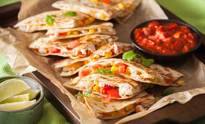 Receta de quesadilla para el Día del Padre