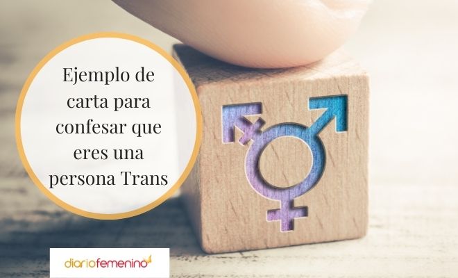 Carta para confesar que eres una persona Trans
