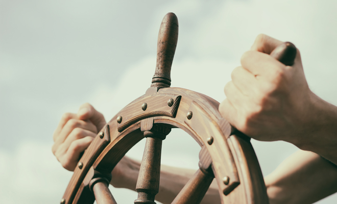 Significado de soñar que llevas el timón de un barco