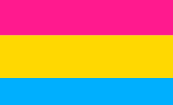 Bandera de la pansexualidad de LGBTIQA+