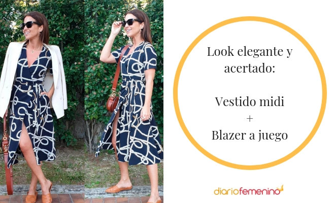 Puedes optar por lucir un vestido midi para ir a la oficina