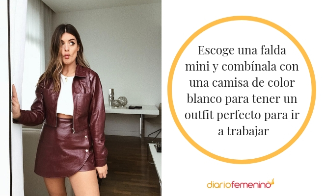 Apúntate a lucir una minifalda para ir a la oficina