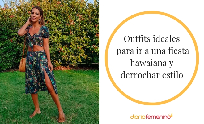 Cómo vestirse para ir a una fiesta hawaiana con prendas de tu armario