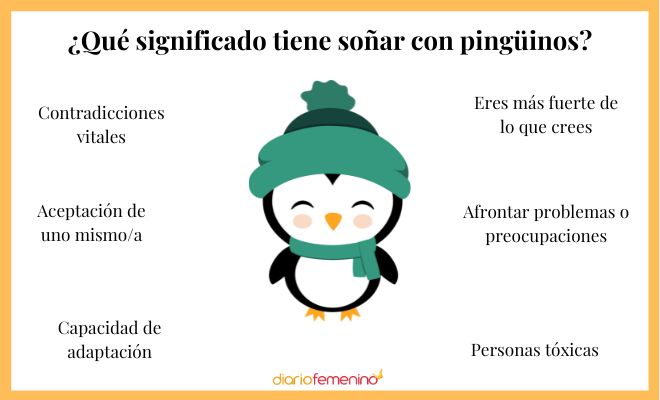 Todo lo que puede significar soñar con pingüinos