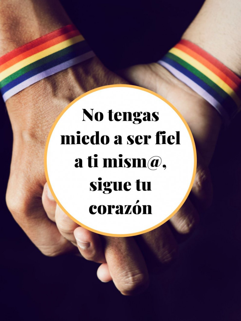 Frases de Orgullo Gay: sé fiel a tu corazón