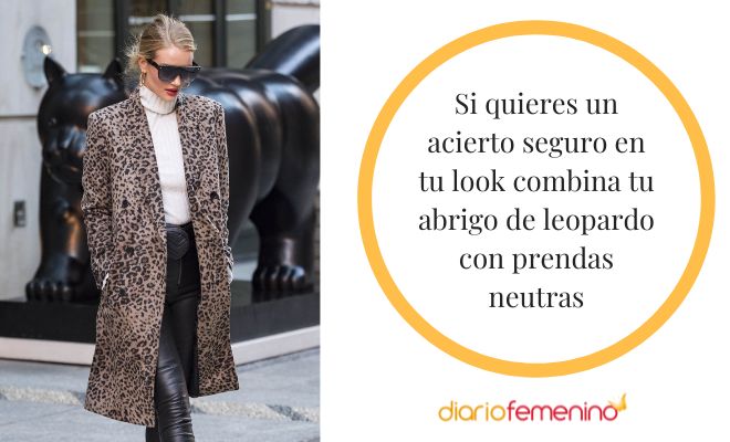 Cómo deberías combinar un abrigo de leopardo