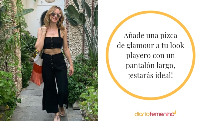Apuesta por un pantalón largo si quieres ser la más glamourosa de la playa